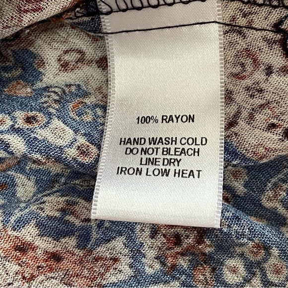 NWT LULUS / Mosaic Marvel Rust Orange Print Long Sleeve Maxi Dress Size XL - Picture 6 of 12